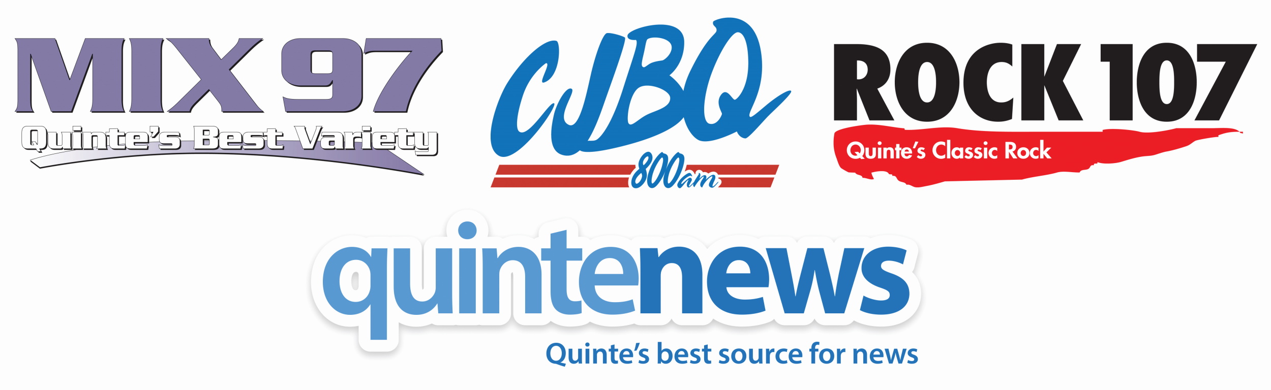 Quinte Broadcasting - All 4 Logos